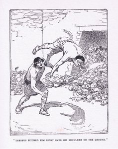 Havet kastet ham rett over skulderen hans på bakken, fra The Heroes utgitt av George Allen og Unwin 1929 av George Soper