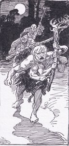 Mens de lå og sov, kom de forferdelige mennene ned, fra The Heroes utgitt av George Allen og Unwin 1929 av George Soper