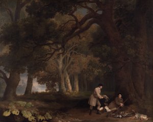 En hvile etter skyting, 1770. av George Stubbs