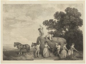 Hø-makere av George Stubbs