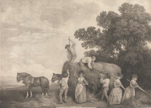Hø-makere av George Stubbs
