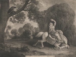 Bondekona og ravnen av George Stubbs