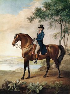 Warren Hastings Esq. på sin arabiske hest, etter et maleri av George Stubbs