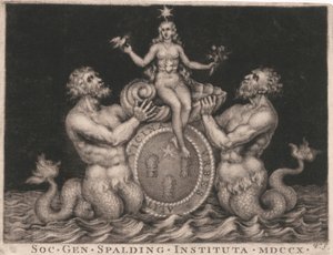 Bokplate: The Spalding Gentlemen's Society av George Vertue