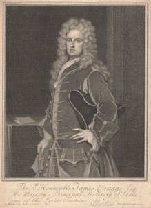 James Craggs, den yngre av George Vertue