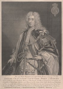 Lionel Cranfield Sackville, 1. hertug av Dorset av George Vertue