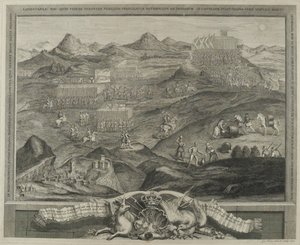 Battle Array of Carberry Hill nær Edinburgh i 1567, ca. 1738 av George Vertue