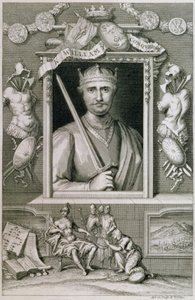 Vilhelm I Erobreren (1027-87) Konge av England fra 1066, gravert av kunstneren (gravering) av George Vertue