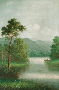 Båt på elven, 1801
