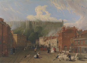 Utsikt over Thames Street, Windsor av George Vincent