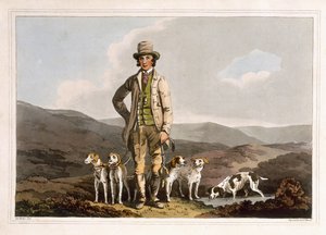 The Dog Breaker, gravert av Robert Havell den eldste, utgitt 1814 av Robinson and Son, Leeds av George Walker