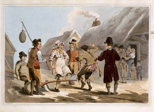 The Fool Plough, gravert av Robert Havell den eldste, utgitt 1814 av Robinson and Son, Leeds