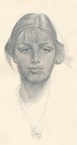 The Fair Girl, c1914. av George Washington Lambert