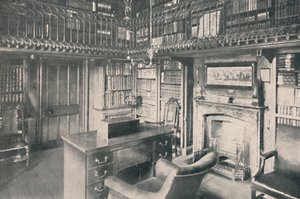 Sir Walter Scotts Study, Abbotsford, 1904