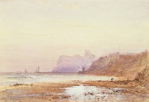 Kysten ved Whitby med Abbey Beyond