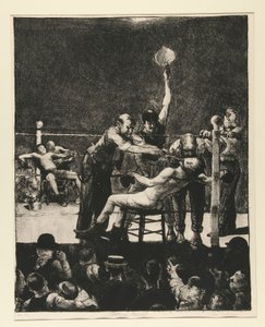 Mellom runder nr. 1 av George Wesley Bellows