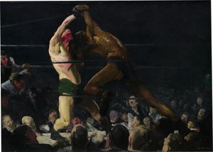 Begge medlemmer av denne klubben av George Wesley Bellows