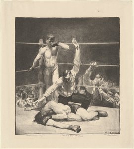 Uttelling, første stein, 1921. av George Wesley Bellows