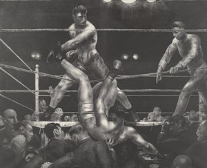 Dempsey og Firpo av George Wesley Bellows