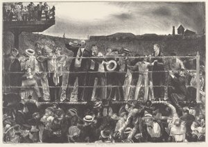 Vi introduserer Georges Carpentier, 1921. av George Wesley Bellows