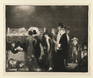 Innledende til den store kampen, nr. 8 av George Wesley Bellows