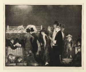 Forberedelser til den store kampen, nr. 8 av George Wesley Bellows