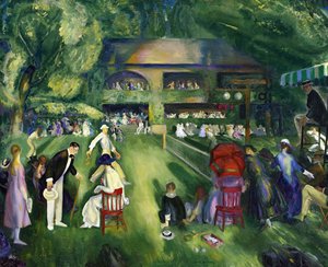 Realisme: Tennis på Newport par Bellows, George (1882-1925) av George Wesley Bellows