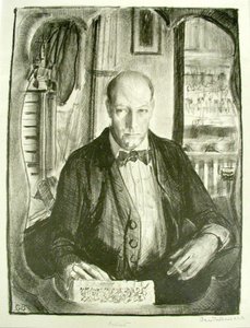 Selvportrett av George Wesley Bellows