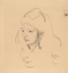 Studier av Jean, ca. 1920. av George Wesley Bellows