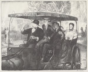 Søndag 1897, 1921. av George Wesley Bellows