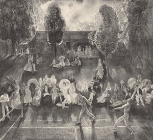 Tennis, 1920. av George Wesley Bellows