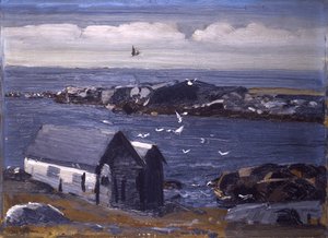 The Gulls, Monhegan, ca. 1913 av George Wesley Bellows
