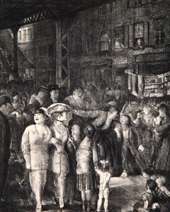 The Street, 1917 av George Wesley Bellows