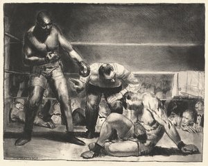 Det hvite håp, 1921. av George Wesley Bellows
