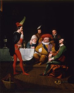 Falstaff enacting Henry IV, ca. 1834