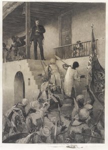 General Gordons død i hendene på Mahdis-tilhengerne 26. januar 1885 av George William Joy