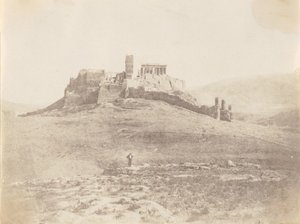 Pnyx og Akropolis, ca. 1848.
