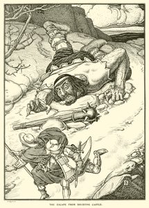 The Escape from Doubting Castle (gravering)