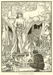 The Martyrdom of Faithful (gravering) av George Woolliscroft Rhead
