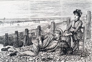 Et par på bryllupsreise av George du Maurier
