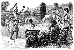Barbarous Technicalities of Lawn Tennis, 1882 1891 av George du Maurier