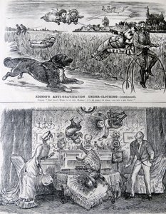 EDISONs oppfinnsomhet sett av George du Maurier. av George du Maurier