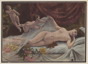 Vårens oppvåkning (farge litho) av George van den Bos