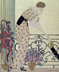 "Gazette du Bon Ton", kostymetallerken fra "N