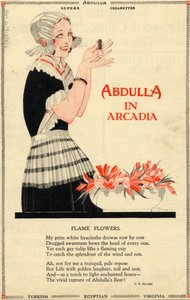 Abdulla-sigaretter, 1920-tallet av Georges Barbier