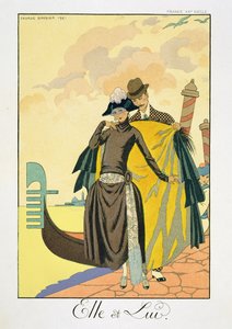 Henne og Ham av Georges Barbier
