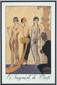 Falbalas et Fanfreluches, Almanakk for 1924, The Judgment of Paris, av George Barbier, trykk