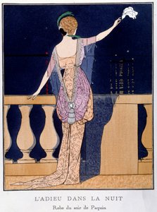 Farvel i natten av Georges Barbier