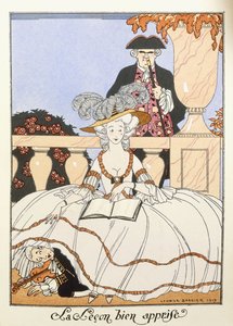 Leksjonen godt lært av Georges Barbier