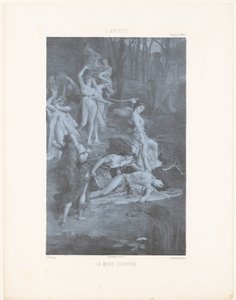 Orpheus blir drept av Bacchantes La mort d